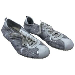 Coach Gray White Sneakers Size 10